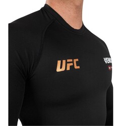 Ufc Adrenaline By Venum Fight Week Men's Performance Long-Sleeve Rashguard Black Large