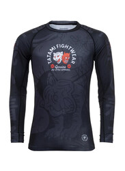 Tatami Combat Club Rash Guard T-shirt for Men, Medium, Dark Grey