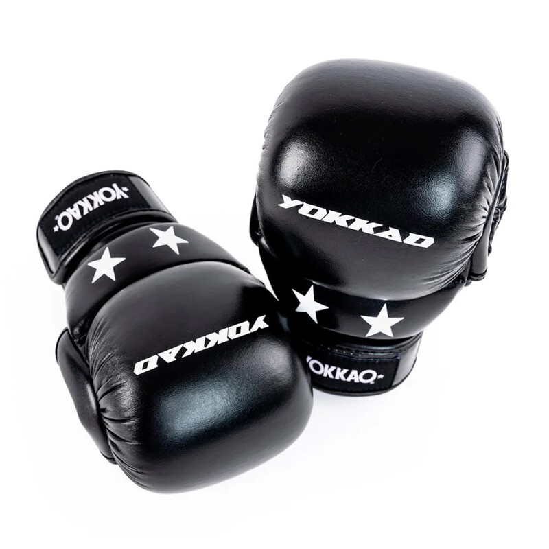 YOKKAO GROUND MMA SPARRING GLOVES BLACK SMALL-MEDIUM