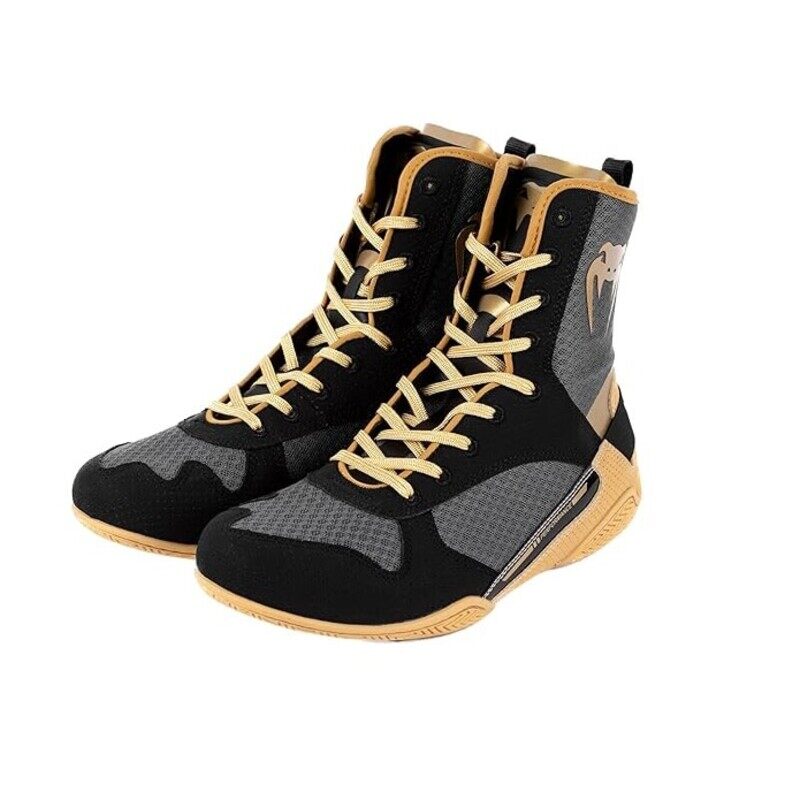 

VENUM ELITE BOXING SHOES BLACK/BEIGE M11/W12.5