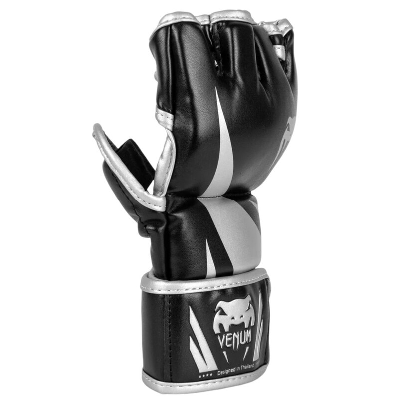 VENUM CHALLENGER 2.0 MMA GLOVES BLACK/SILVER MEDIUM