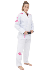 Vulkan A00 Viper Pro Female Gi Kimono, White/Pink