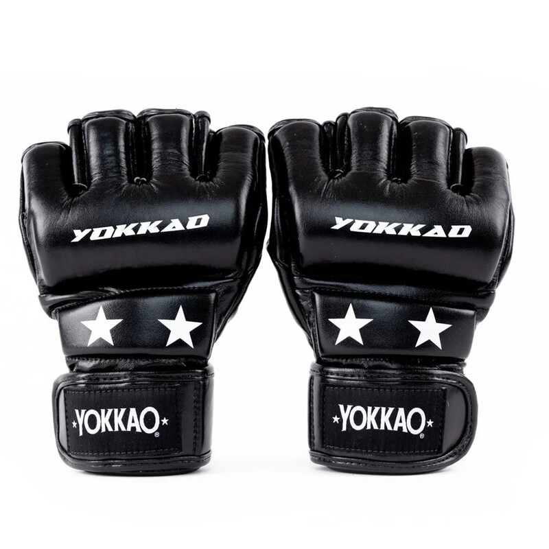 YOKKAO GROUND MMA PRO GLOVES BLACK SMALL-MEDIUM