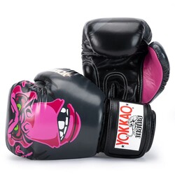 YOKKAO PRIMATE BOXING GLOVES BLACK 12 OZ