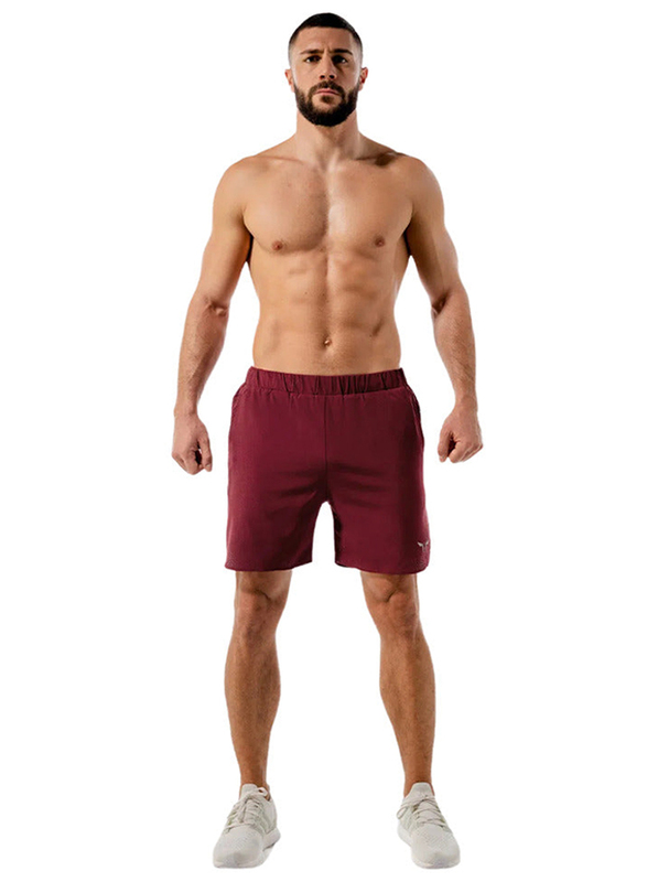 Squatwolf Dry Tech 2.0 Sports Shorts for Men, Extra Large, Maroon