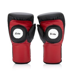 FAIRTEX BGV13 COACH SPARRING GLOVES BLACK/RED STANDARD