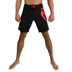 VENUM LIGHT 5.0 FIGHT SHORTS BLACK/RED MEDIUM