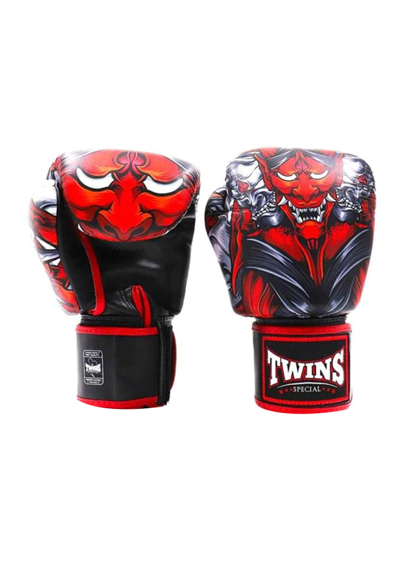 Twins Special 12oz Fbgvl3 Kabuki Fancy Boxing Gloves, Red
