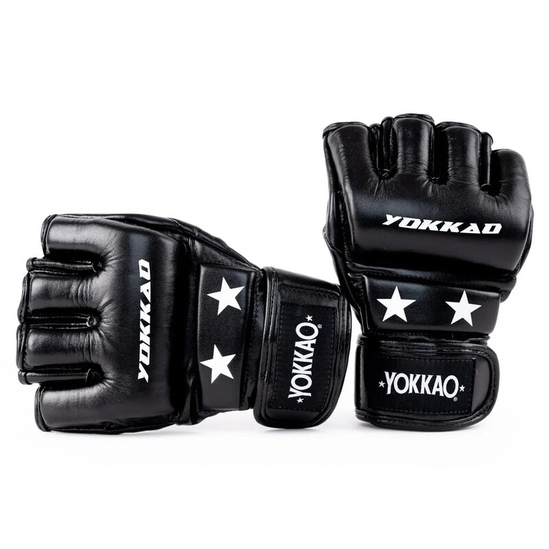 YOKKAO GROUND MMA PRO GLOVES BLACK SMALL-MEDIUM