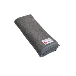 Manduka Twill Wool Blanket Sediment Standard
