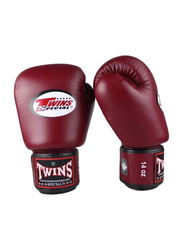 Twins 14-oz Boxing Gloves, BGVL3, Maroon
