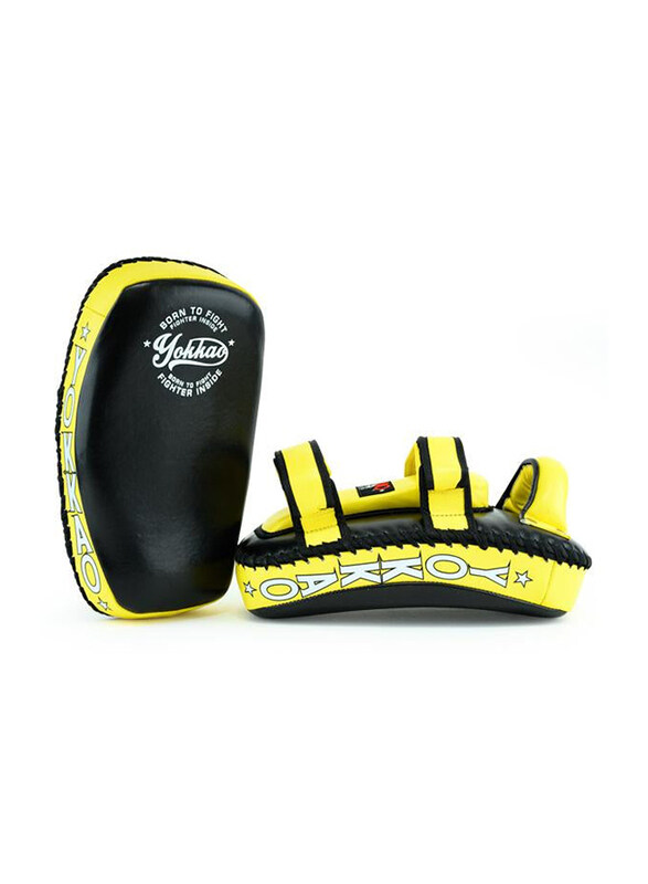 

Yokkao Standard Kicking Microfiber Pads, Black/Yellow