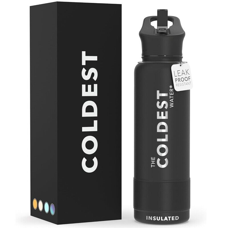 

The Coldest Water COLDEST BOTTLE STEALTH BLACK 40 OZ