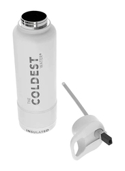 The Coldest Water 1183ml Sports Bottle, Epic White
