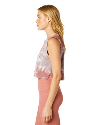 CLOUD DYE NIGHT IN CROPPED TANK EARTHEN ROSE-CHAI CLOUD DYE LARGE