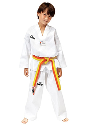 Daedo 130cm WT Basic Dobok Embroidery Taekwondo, White