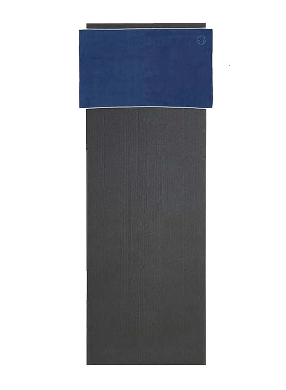 Manduka Equa Yoga Hand Towel, 16-inch, Odyssey Blue