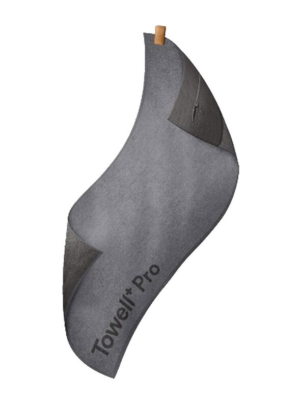 

Stryve Towell + Micro In Microfibre Sports Towel, 105 x 42.5cm, Iron Grey