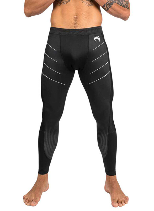 

Venum Biomecha Spats for Men, Large, Black/Grey