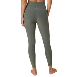 Beyond Yoga Spacedye Out Of Pocket High Waisted Midi Legging Pewter Heather Small