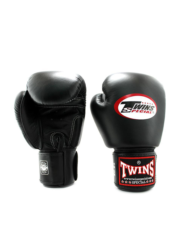 Twins Special 12oz BGVL3 Boxing Gloves, For Boxing/Muay Thai/MMA, Black