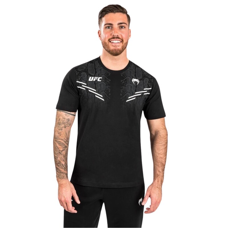 Ufc Adrenaline By Venum Replica Men's Short- Sleeve T-Shirt Black Medium