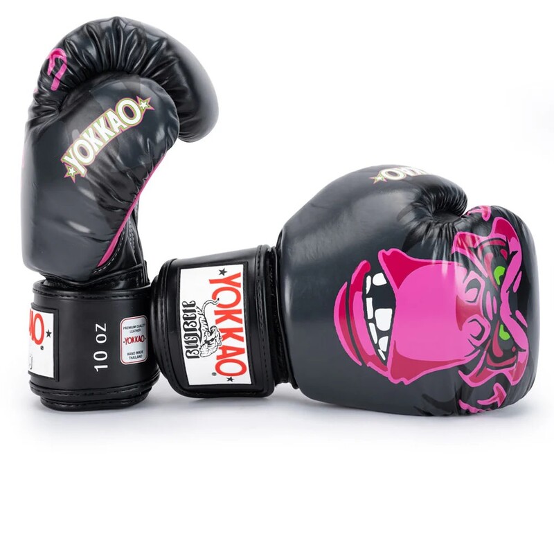 YOKKAO PRIMATE BOXING GLOVES BLACK 16 OZ