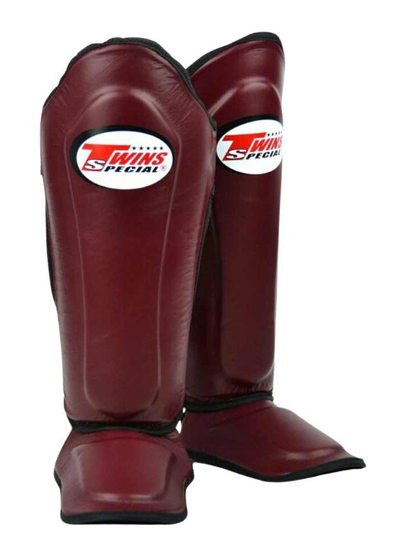Twins Special Extra Large Sgl10 Shin Protection, Maroon