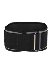 IronBull Strength Nylon Weightlifting Belt, Medium, Grey/Black