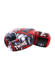 Twins Special 12oz Fbgvl3 Kabuki Fancy Boxing Gloves, Red