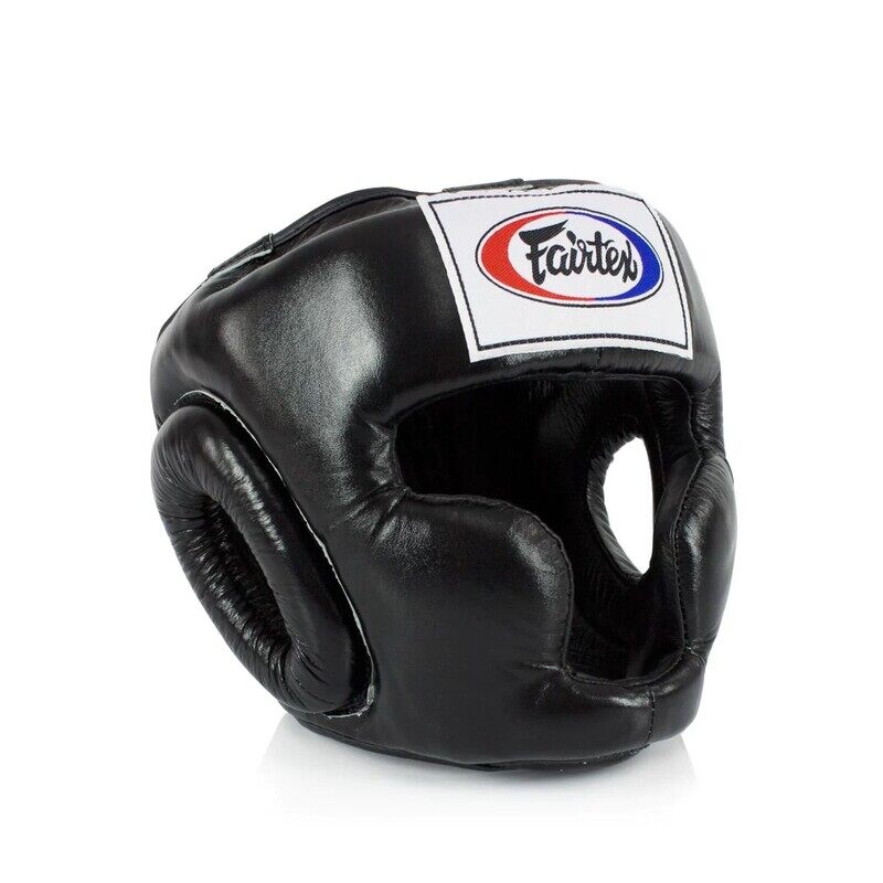 FAIRTEX HG3 FULL COVERAGE STYLE HEADGUARD BLACK MEDIUM