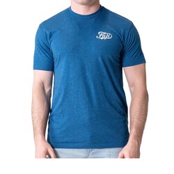 FUJI MENS JIU JITSU FLOW T-SHIRT HEATHER COOL BLUE LARGE