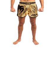 Venum Giant Foil Muay Thai Shorts For Men, Medium, Gold/Black