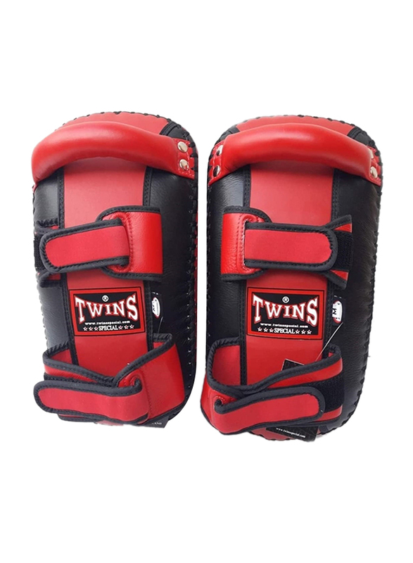 Twins Special Medium KPL-10 Kicking Pads, Black/Red