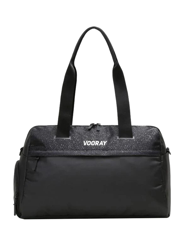 Vooray Trainer Duffle Bag, 16.5-inch, Black Foil