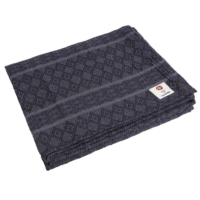 COTTON YOGA BLANKET THUNDER STANDARD