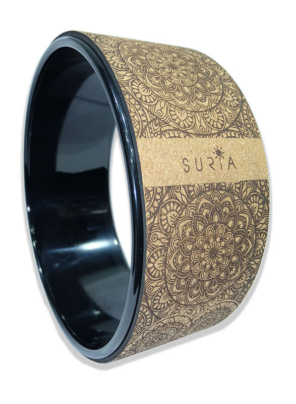 

Suria Yoga Wheel, 12.6 inch, Cork Mandala