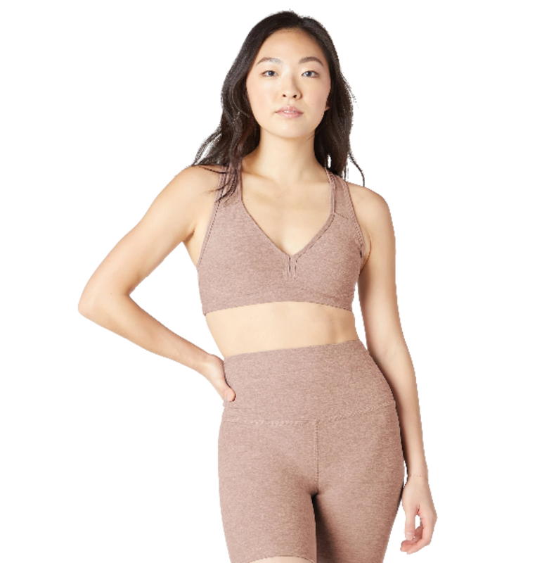 

Beyond Yoga SPACEDYE LIFT YOUR SPIRITS BRA CHAI XSMALL