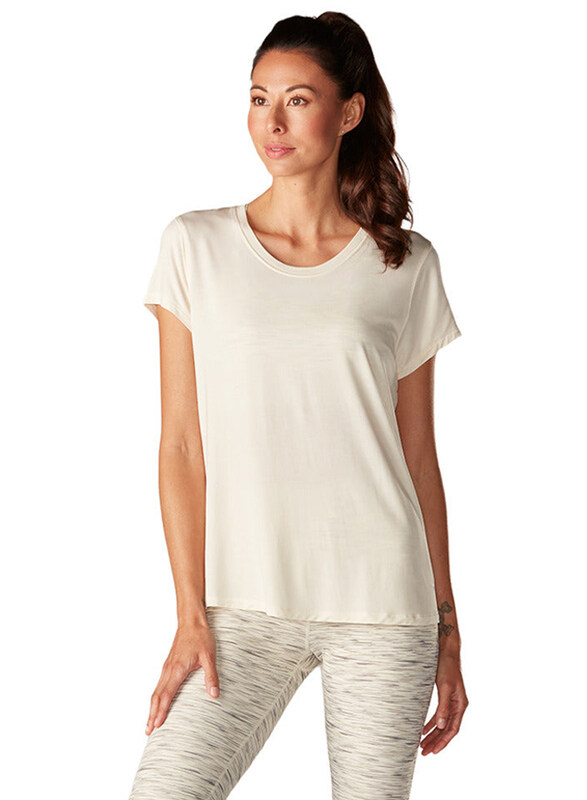 

Tavi Noir Cap Sleeve T-shirt for Women, Extra Small, Sand