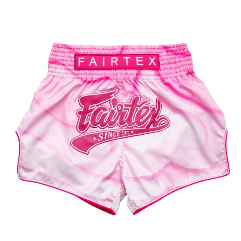 FAIRTEX BS1914 MUAY THAI SHORTS ALMA PINK MEDIUM