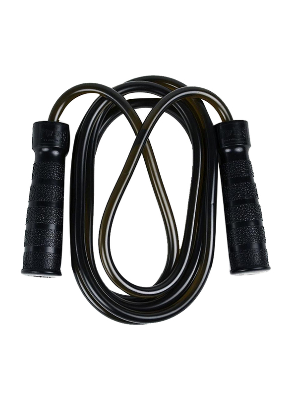 Twins SR2 Skipping Rope, Standard, Black