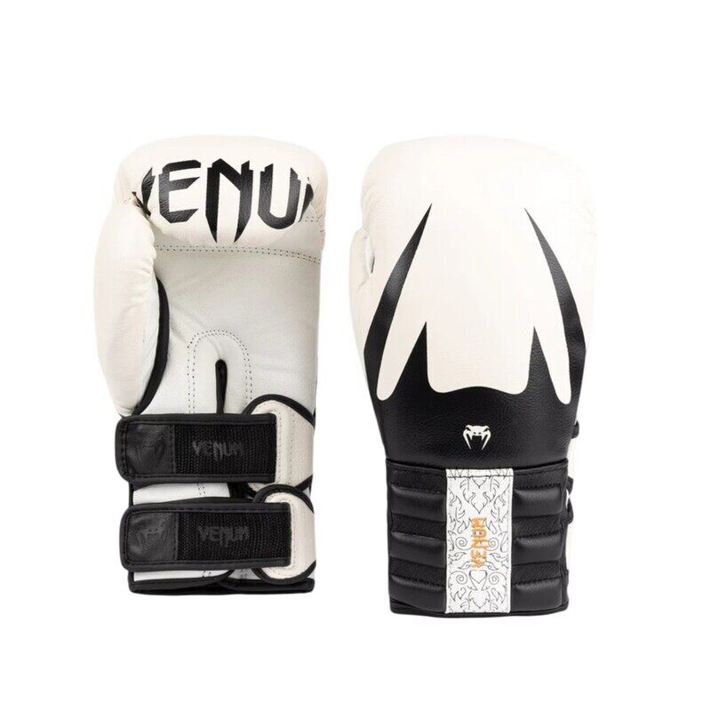 

VENUM REVERSO BOXING GLOVES SNOW WHITE/BLACK 12 OZ