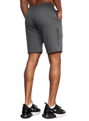 RCVA VA Sport IV Sweat Shorts for Men, Large, Smokey Grey Heather