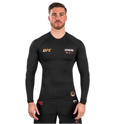 Ufc Adrenaline By Venum Fight Week Men's Performance Long-Sleeve Rashguard Black Large