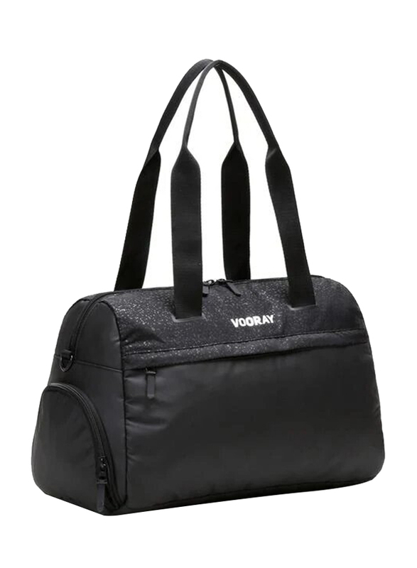 Vooray Trainer Duffle Bag, 16.5-inch, Black Foil