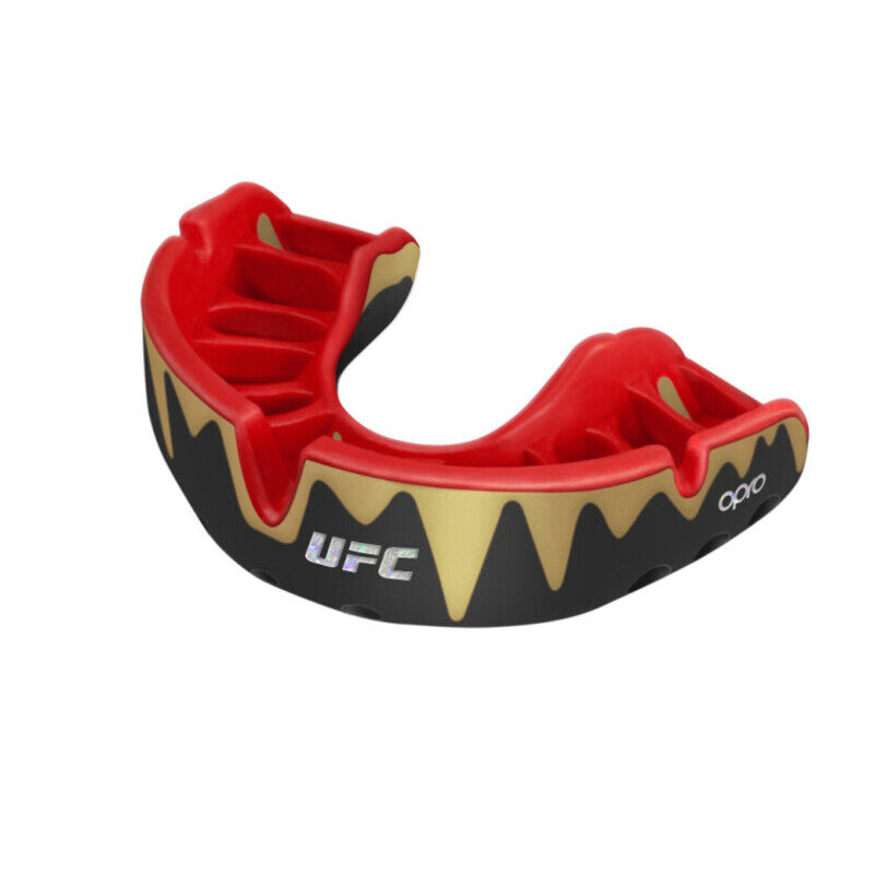 

Opro Self Fit Ufc Platinum Black/Gold/Red Adult