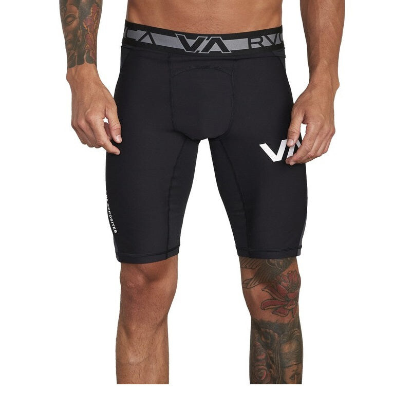 RCVA VA Compression WalkShorts for Men, Small, Black