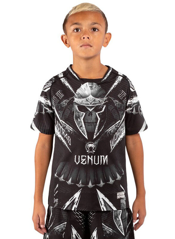 

Venum Gldtr 4.0 Kids Dry Tech T-shirt for Boys, 12 Years, Black/White