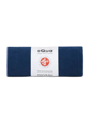 Manduka Equa Yoga Hand Towel, 72-inch, Odyssey Blue