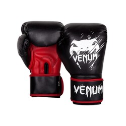 Venum Contender Kids Boxing Gloves Black-Red 4 Oz